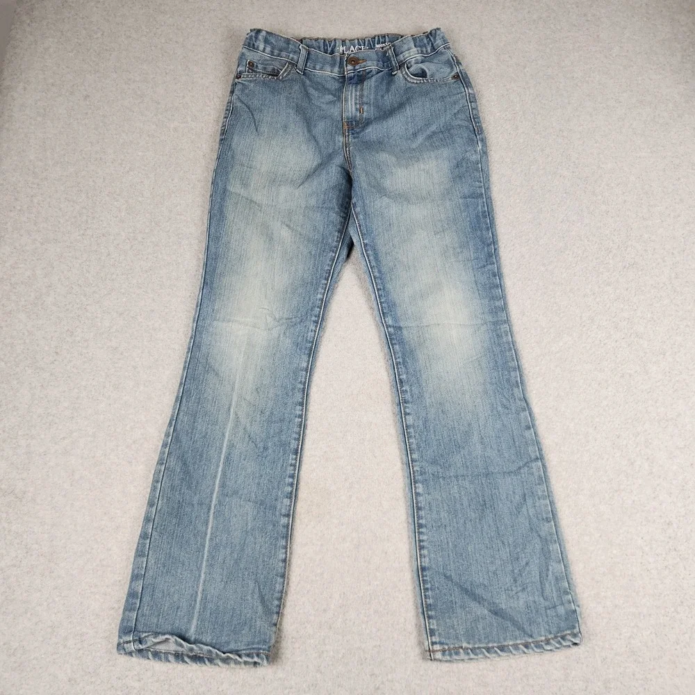 The Children's Place Bootcut Jeans Kids 14 Blue Denim Medium Wash Streetwear